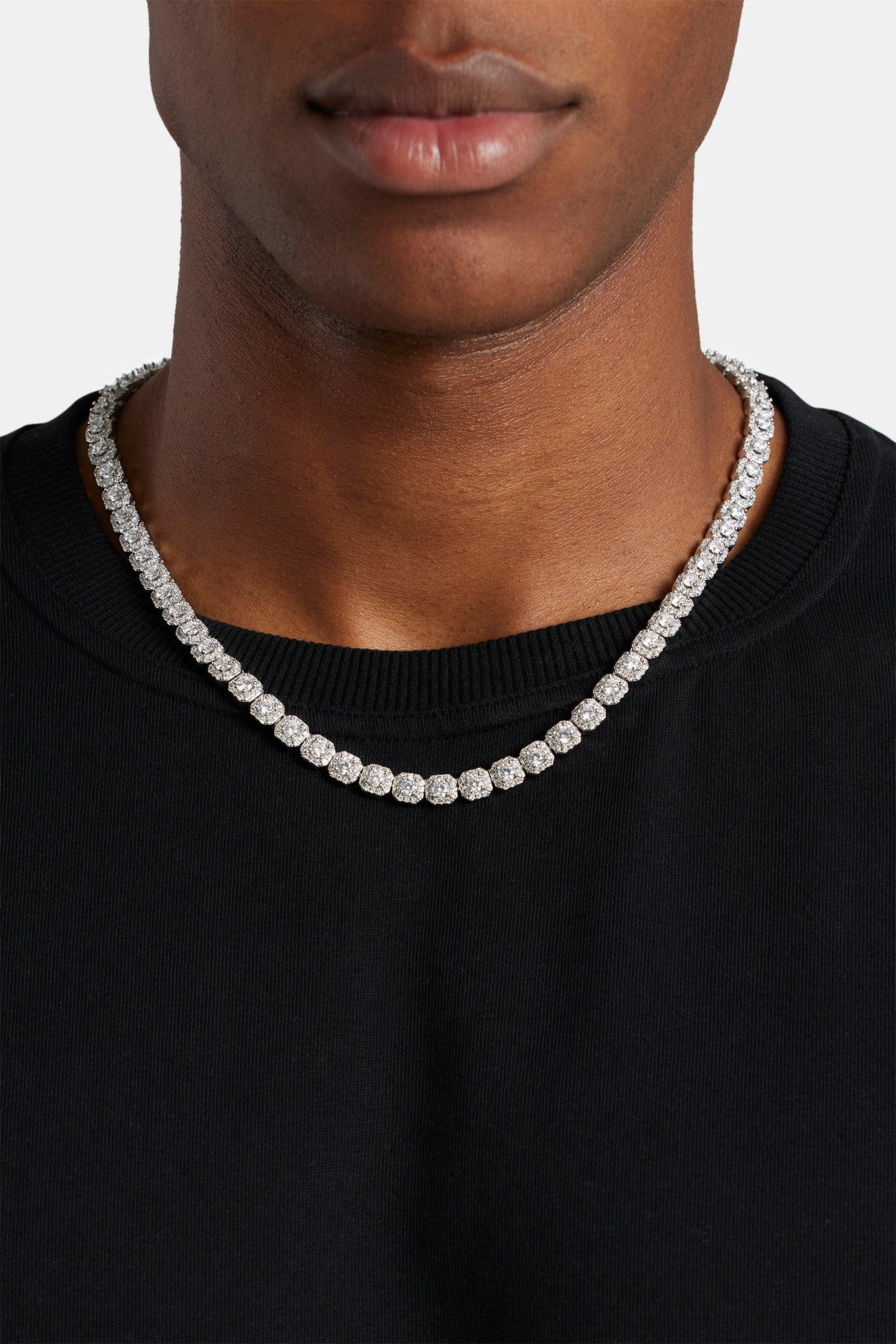 CLUSTERED TENNIS CHAIN 7MM MVP™