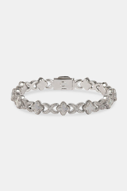 MOTHER OF PEARL BAGUETTE MOTIF BRACELET 10MM MVP™
