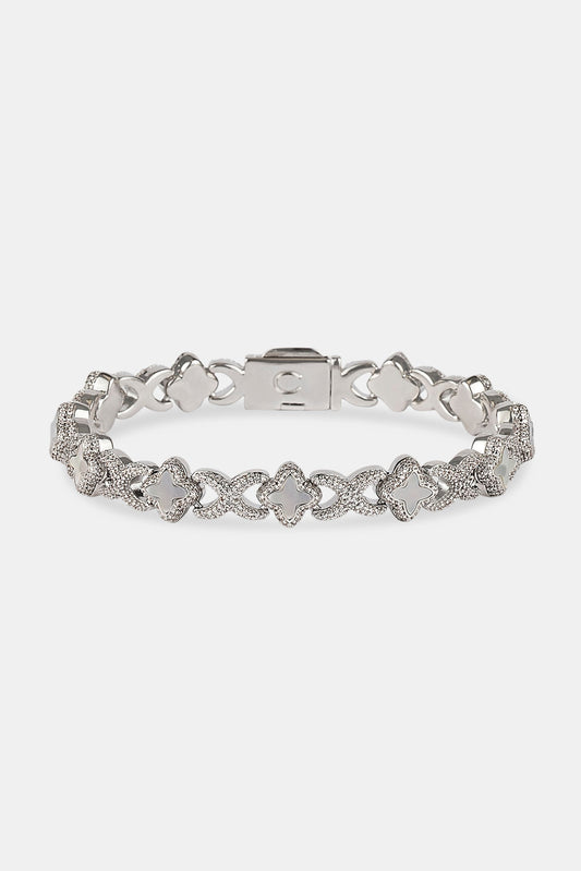 MOTHER OF PEARL BAGUETTE MOTIF BRACELET 10MM MVP™