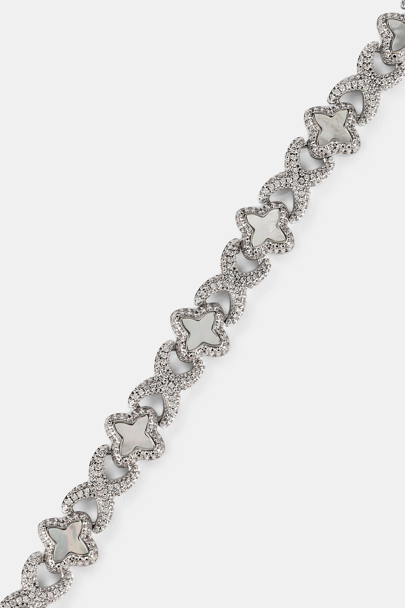 MOTHER OF PEARL BAGUETTE MOTIF BRACELET 10MM MVP™