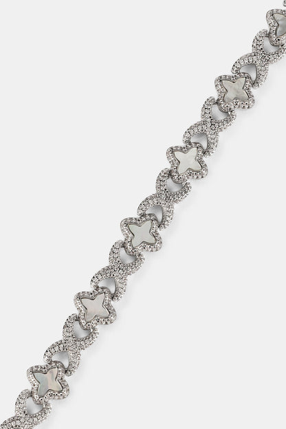 MOTHER OF PEARL BAGUETTE MOTIF BRACELET 10MM MVP™