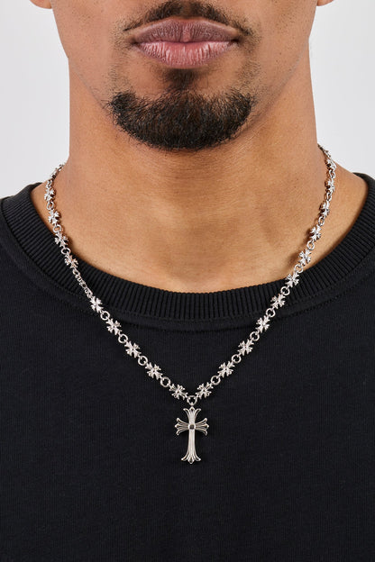 POLISHED MULTI CROSS MOTIF NECKLACE 30MM MVP™