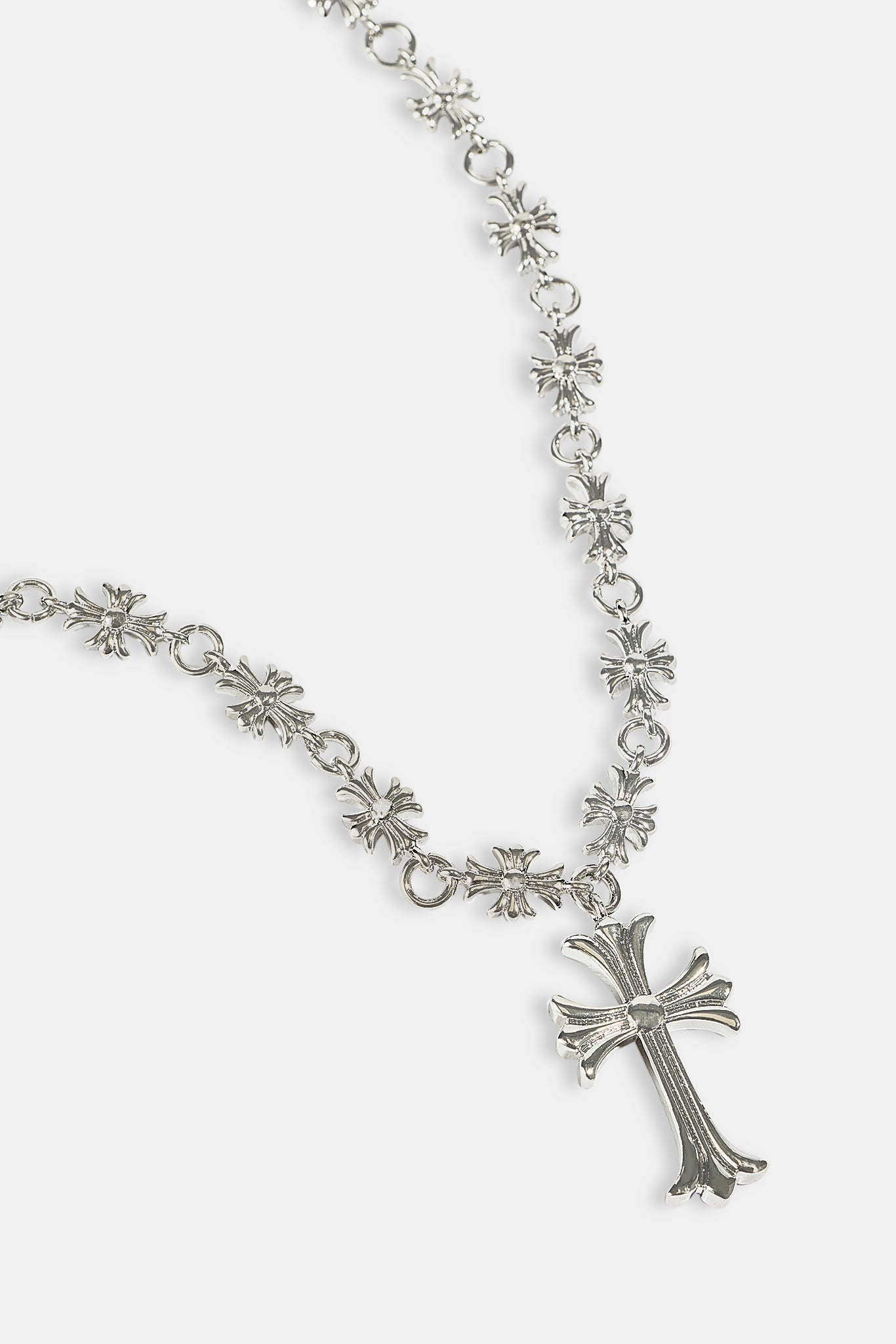 POLISHED MULTI CROSS MOTIF NECKLACE 30MM MVP™