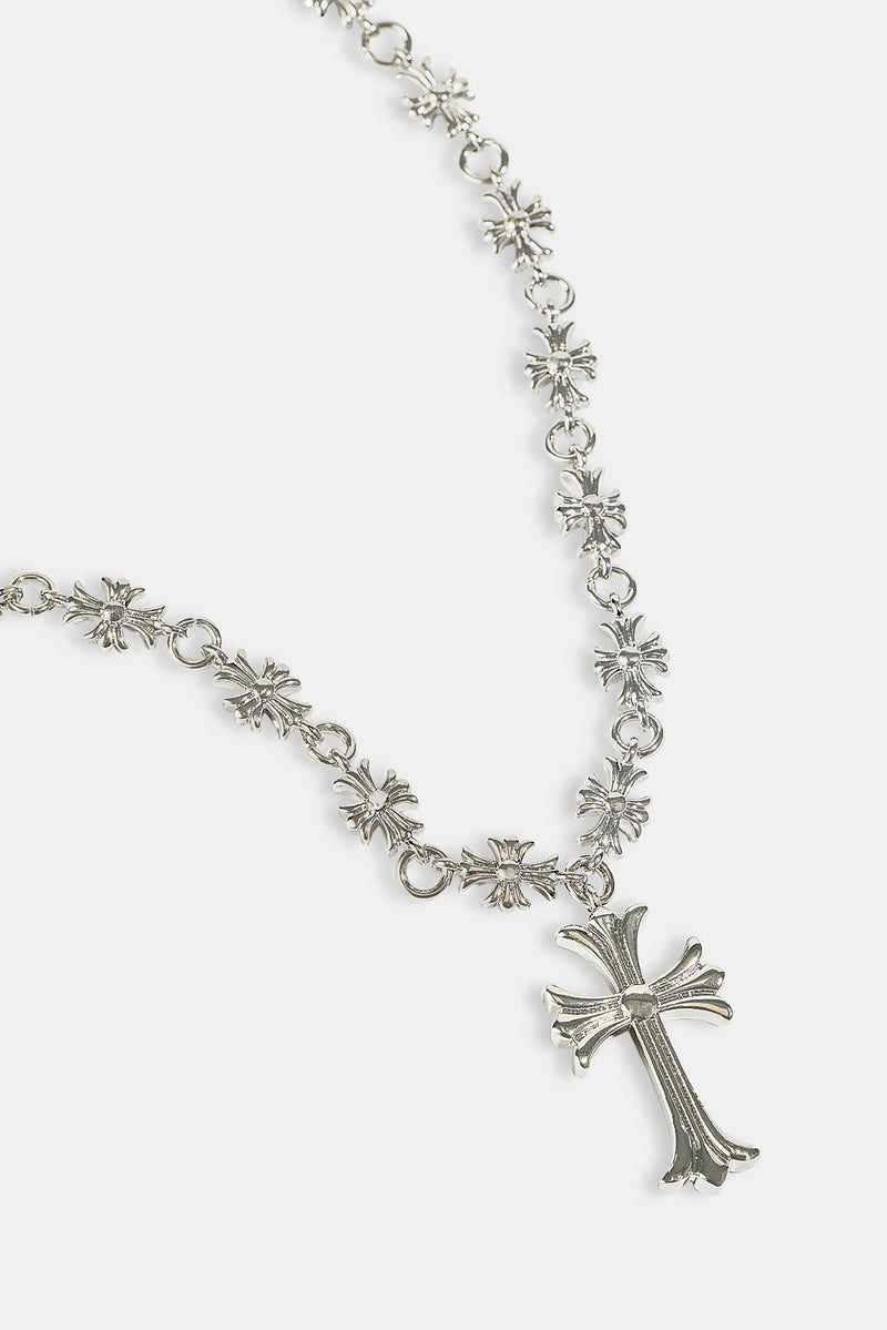 POLISHED MULTI CROSS MOTIF NECKLACE 30MM MVP™